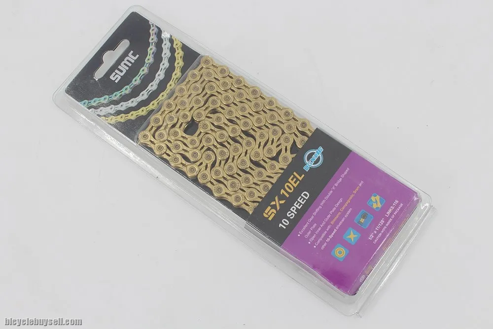 SUMC 10 Speed Hollow Lightweight Gold Chain