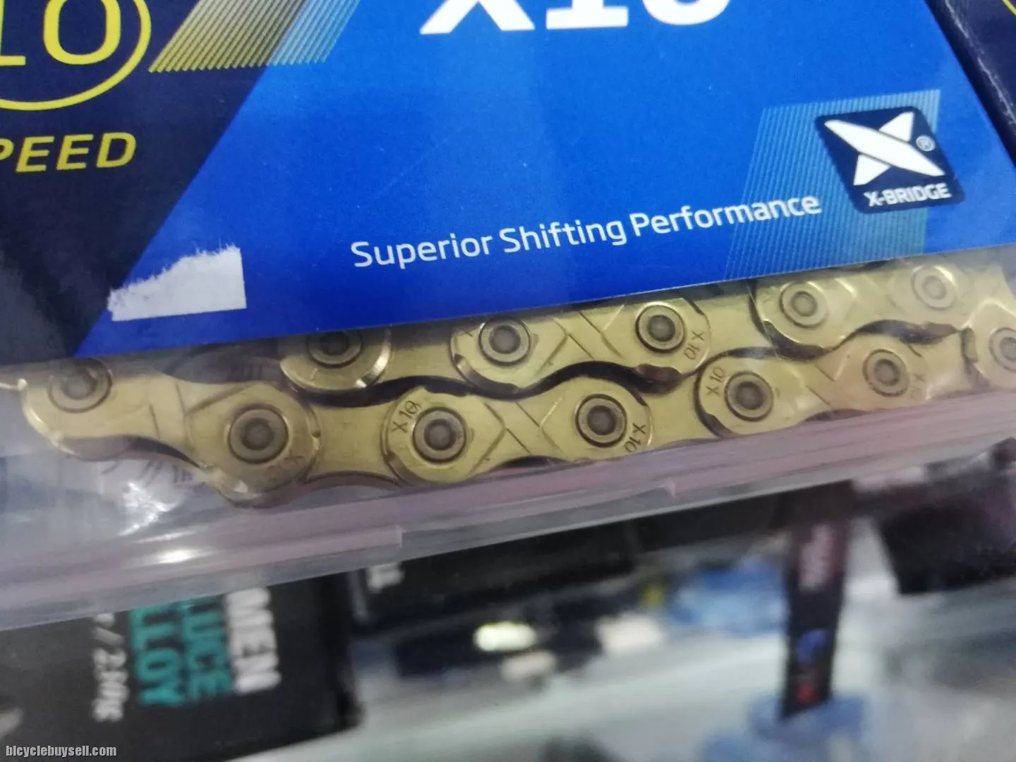 KMC X10 10 SPEED  GOLD HEAVY DUTY CHAIN