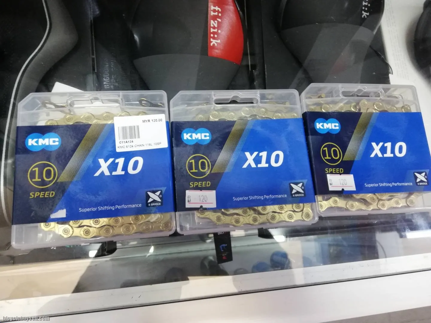 KMC X10 10 SPEED  GOLD HEAVY DUTY CHAIN