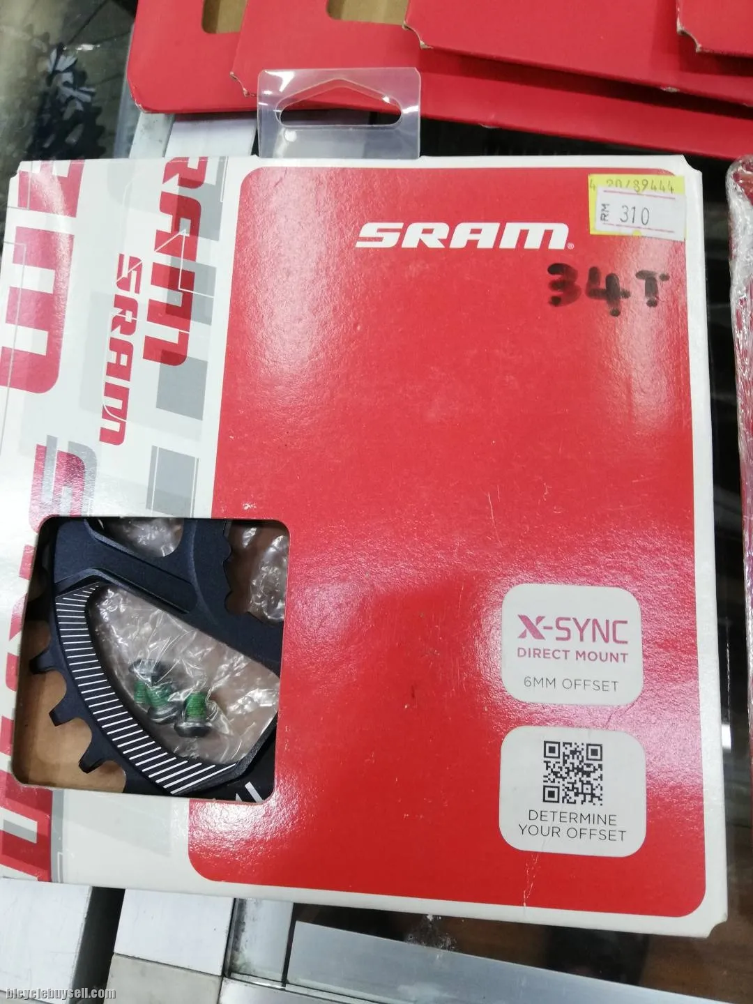 SRAM X-SYNC DIRECT MOUNT 6MM OFFSET 34T CHAINRING