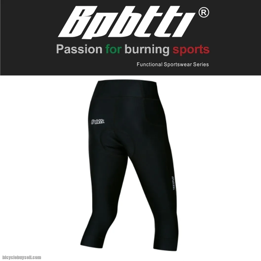 Bpbtti 3/4 Long Gel Padding Cycling Pants Seluar Basikal