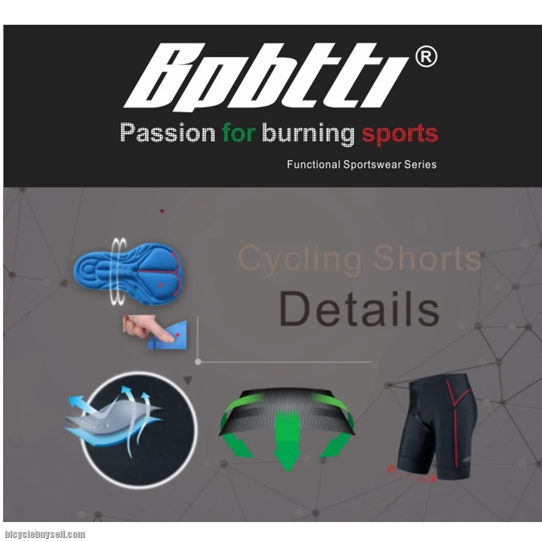 Bpbtti Gel Padding Cycling Shorts Seluar Basikal
