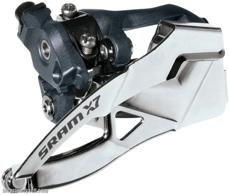 SRAM X7 3X10 FRONT DERAILLEUR - DUAL PULL - LOW CLAMP NOS