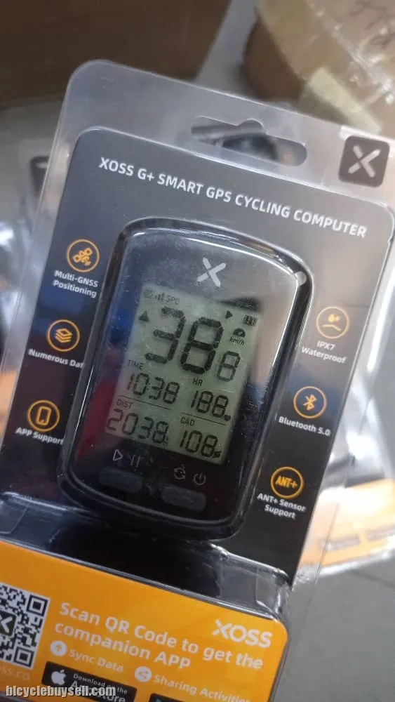 XOSS G+ SMART GPS CYCLING COMPUTER. SUPPORT STRAVA AND TRAINING PEAKS