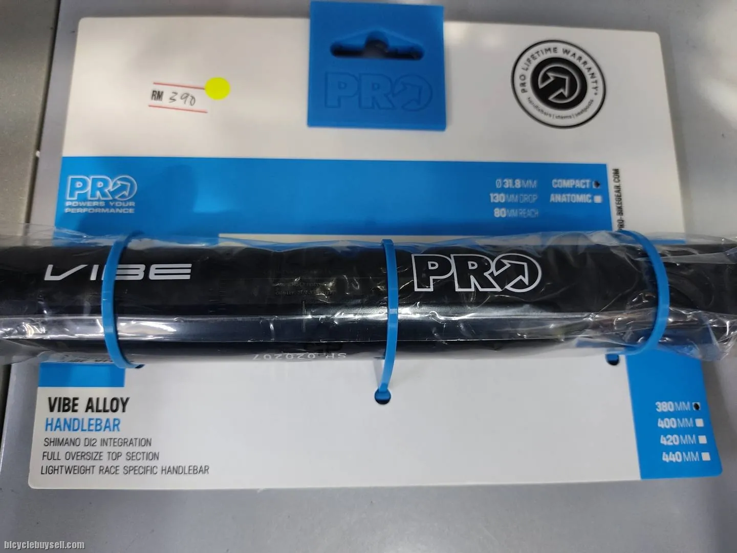 SHIMANO PRO VIBE ALLOY HANDLEBAR COMPACT 38/40/42 CM / 31.8MM DIAMETER