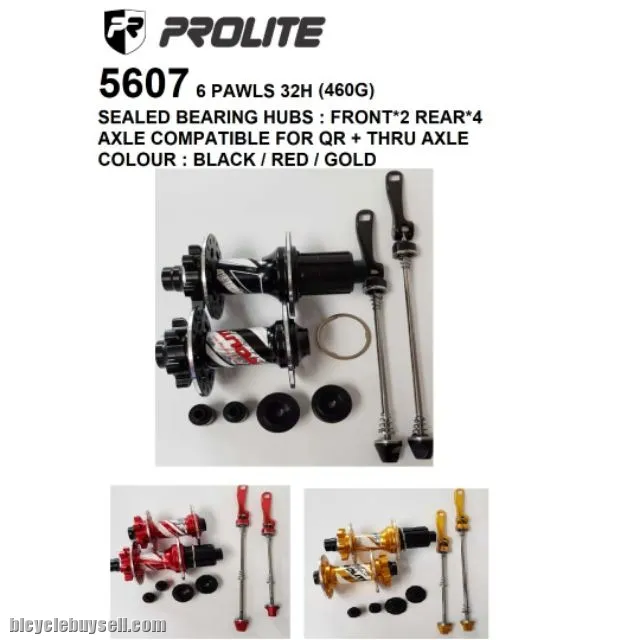 Prolite 6 Pawls Seal Bearing Hubs 32H