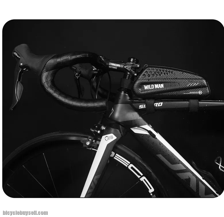 Wildman Rainproof Hard Shell Bicycle Front Tube Bag Mountain Bike MTB Pro Road Bike Beg Basikal