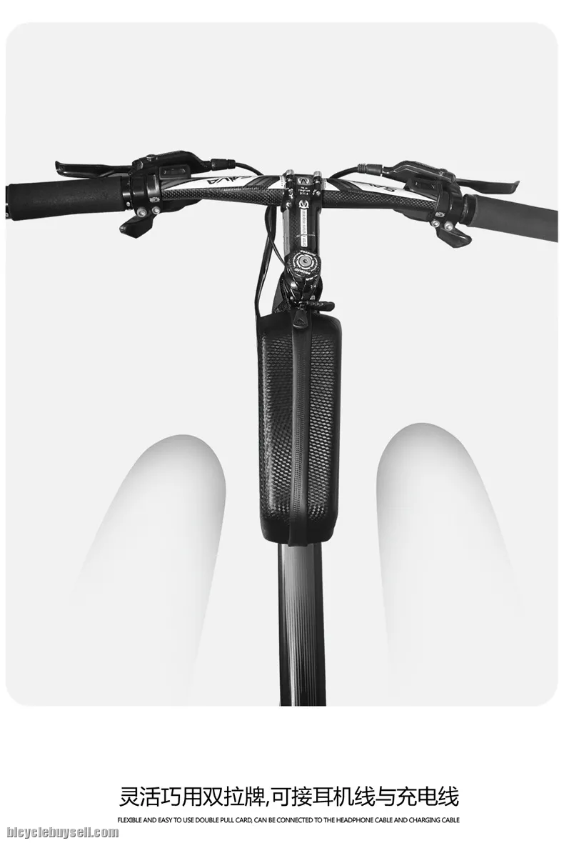 Wildman Rainproof Hard Shell Bicycle Front Tube Bag Mountain Bike MTB Pro Road Bike Beg Basikal