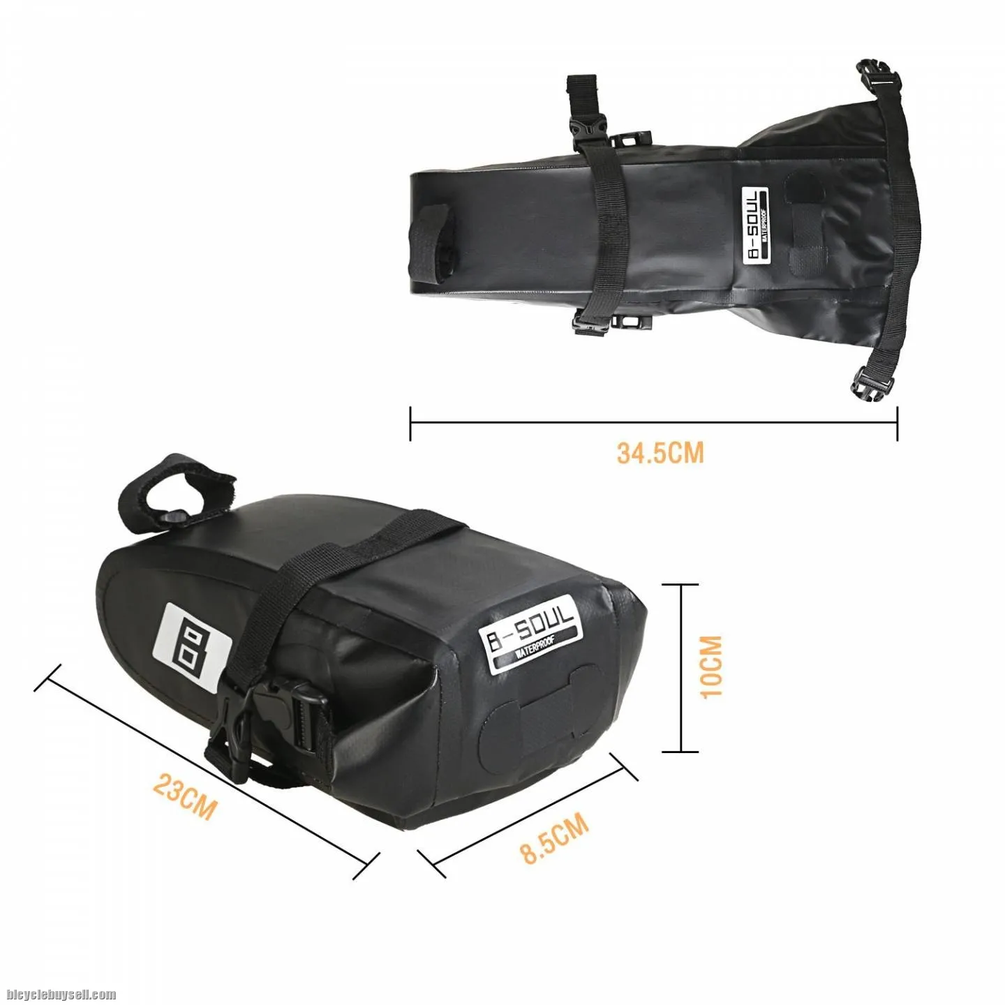 2L Bicycle Waterproof Saddle Bag  Mountain Road Bike Bag Basikal