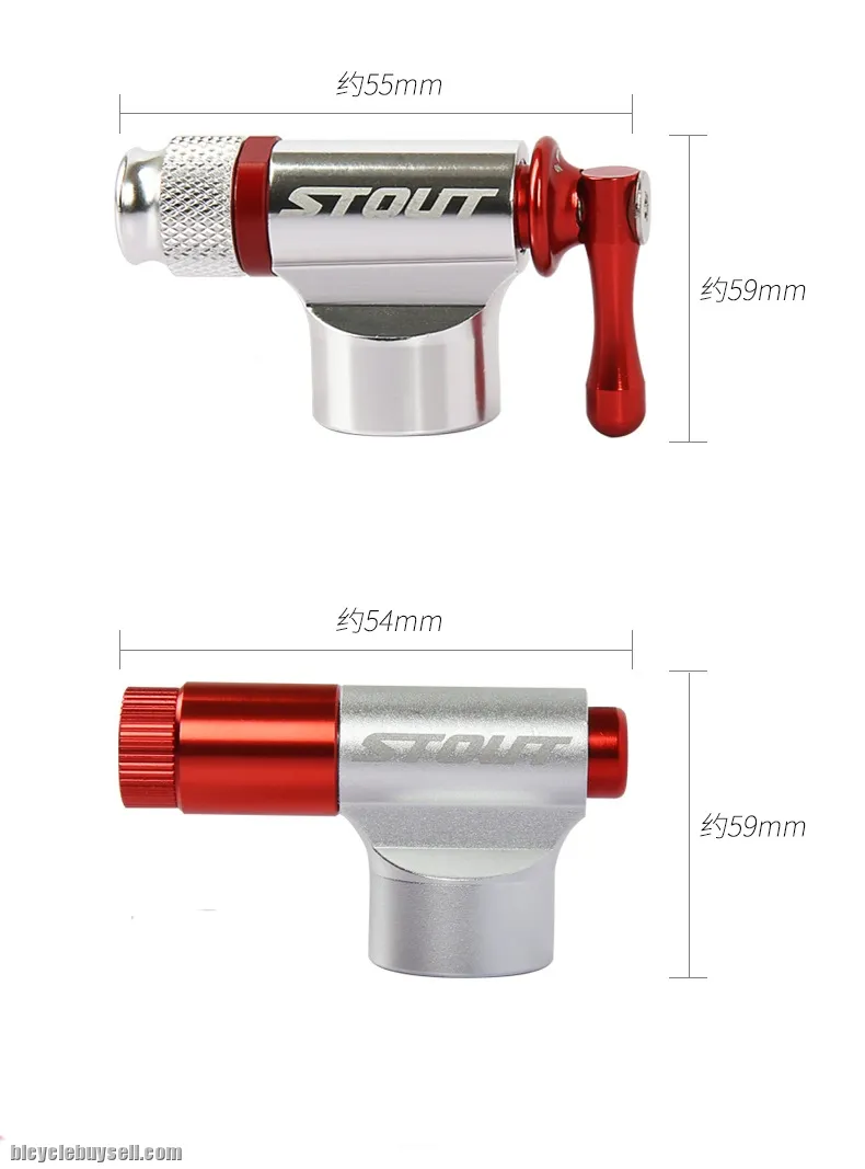 Ligjtweight Bicycle Accessories Cycling Valve Bicycle Air Pump CO2 Inflator Adapter