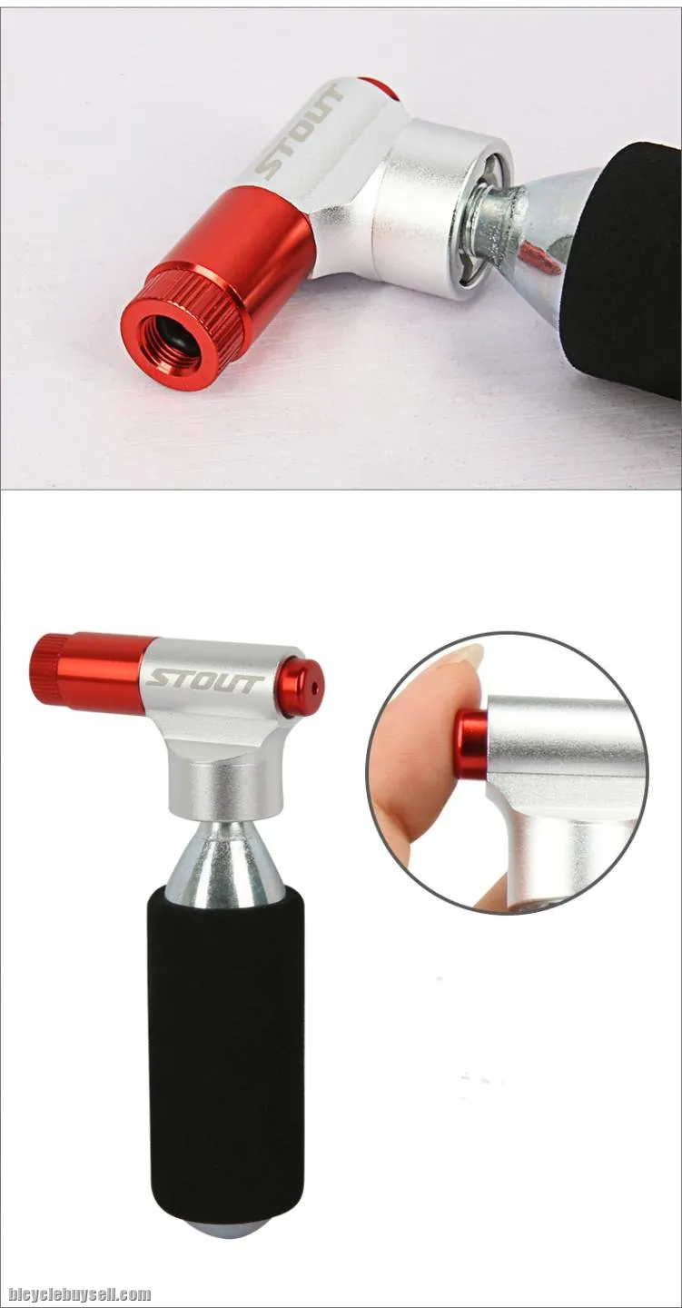 Ligjtweight Bicycle Accessories Cycling Valve Bicycle Air Pump CO2 Inflator Adapter