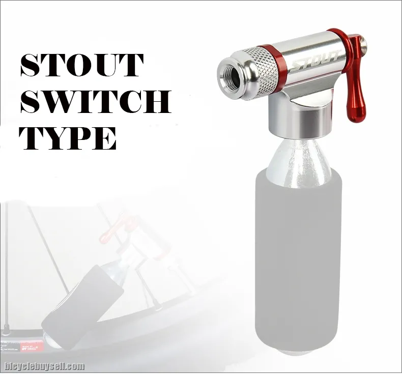 Ligjtweight Bicycle Accessories Cycling Valve Bicycle Air Pump CO2 Inflator Adapter