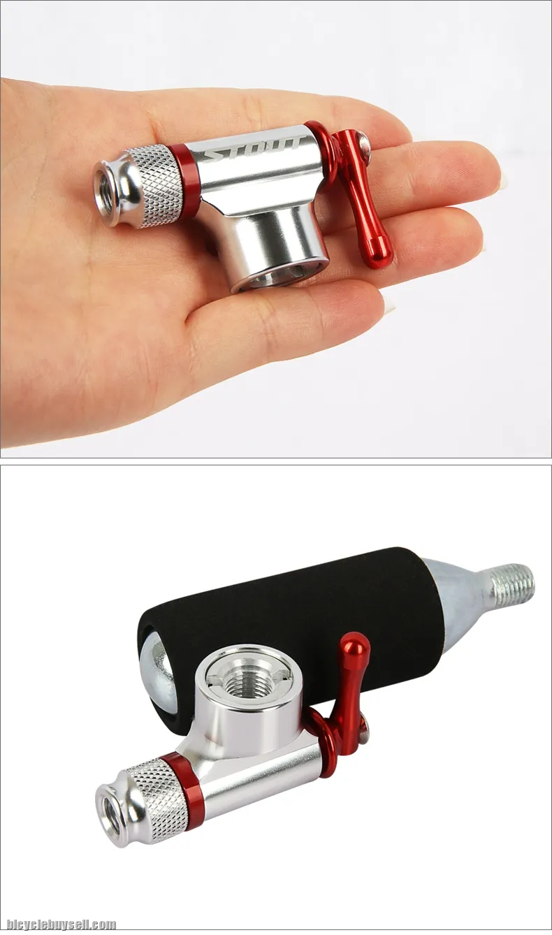 Ligjtweight Bicycle Accessories Cycling Valve Bicycle Air Pump CO2 Inflator Adapter