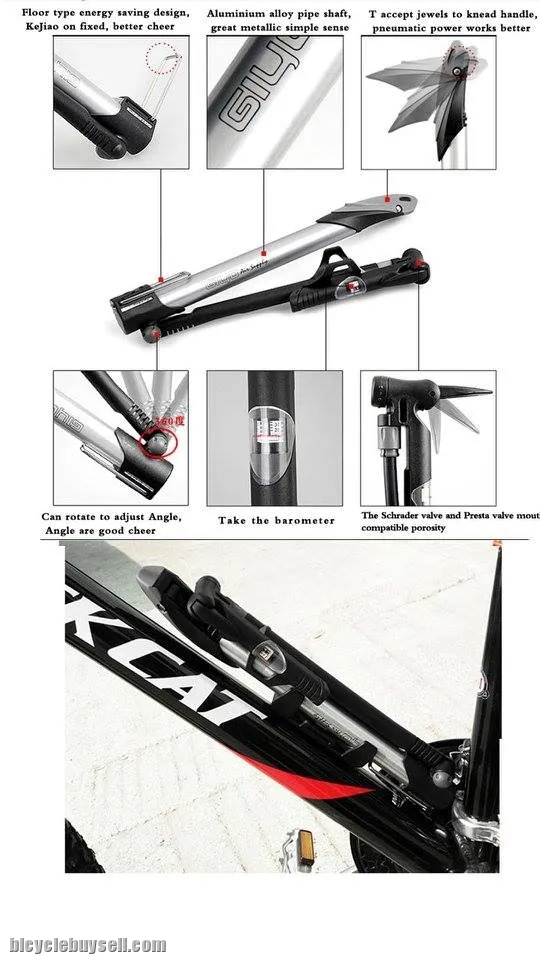 Taiwan Giyo Pump With Gauge (140 psi)
