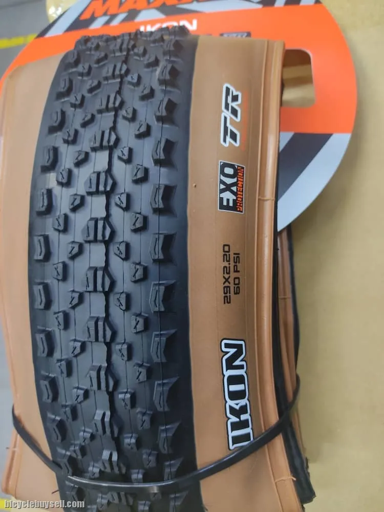 MAXXIS IKON 29 27.5 2.20 TAN WALL TUBELESS READY MTB TIRES