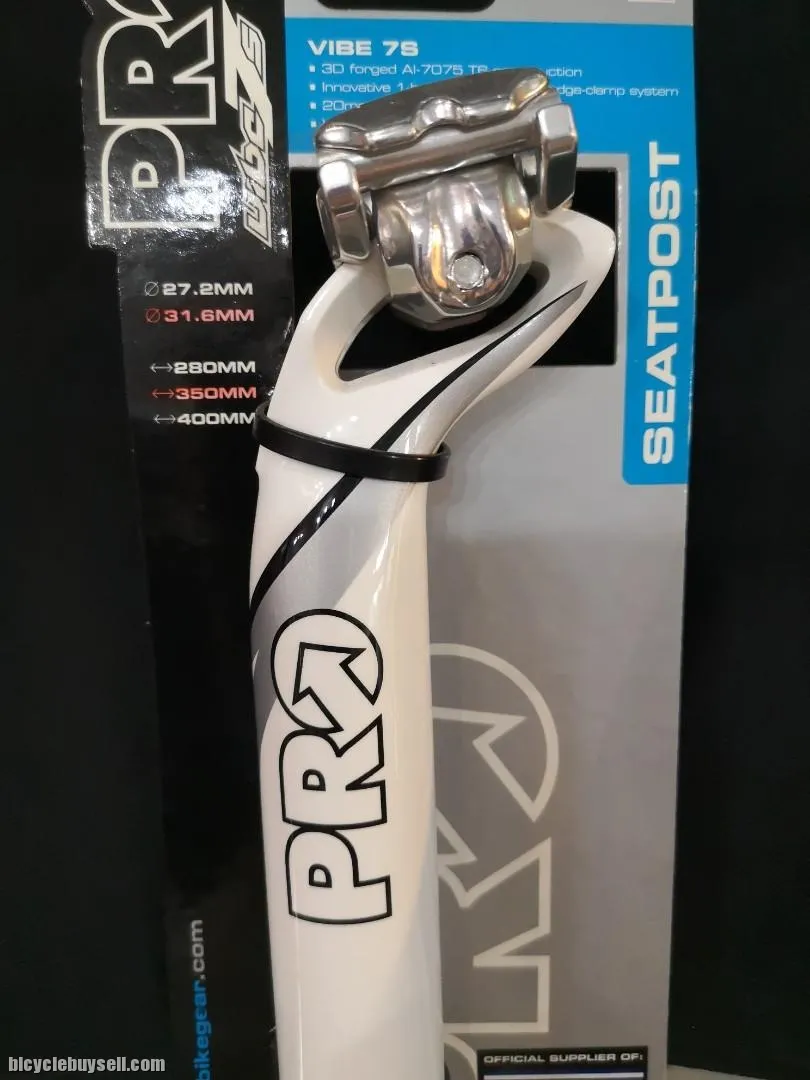 PRO Vibe 7s white 31.6 seat post