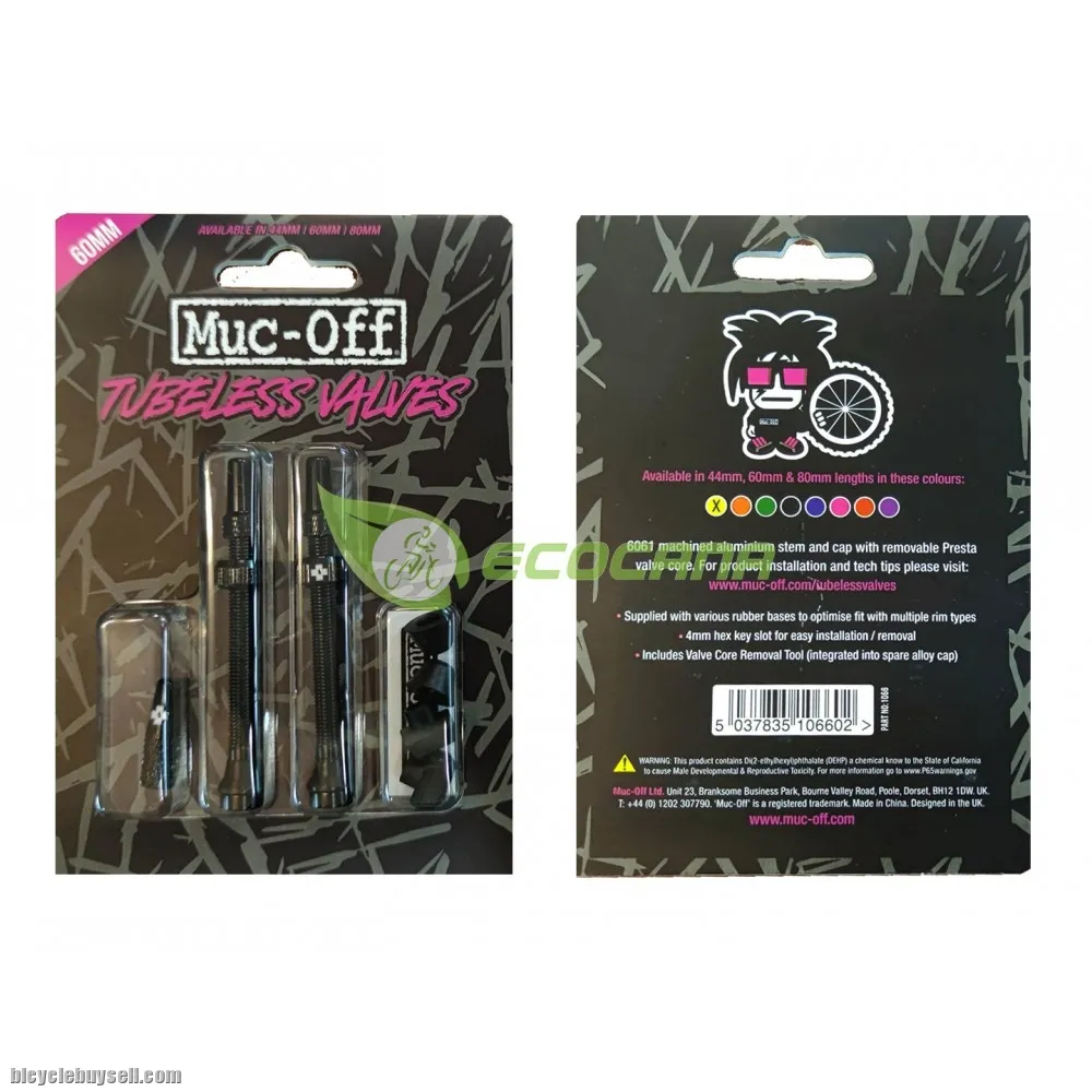 MUC-OFF TUBELESS VALVES