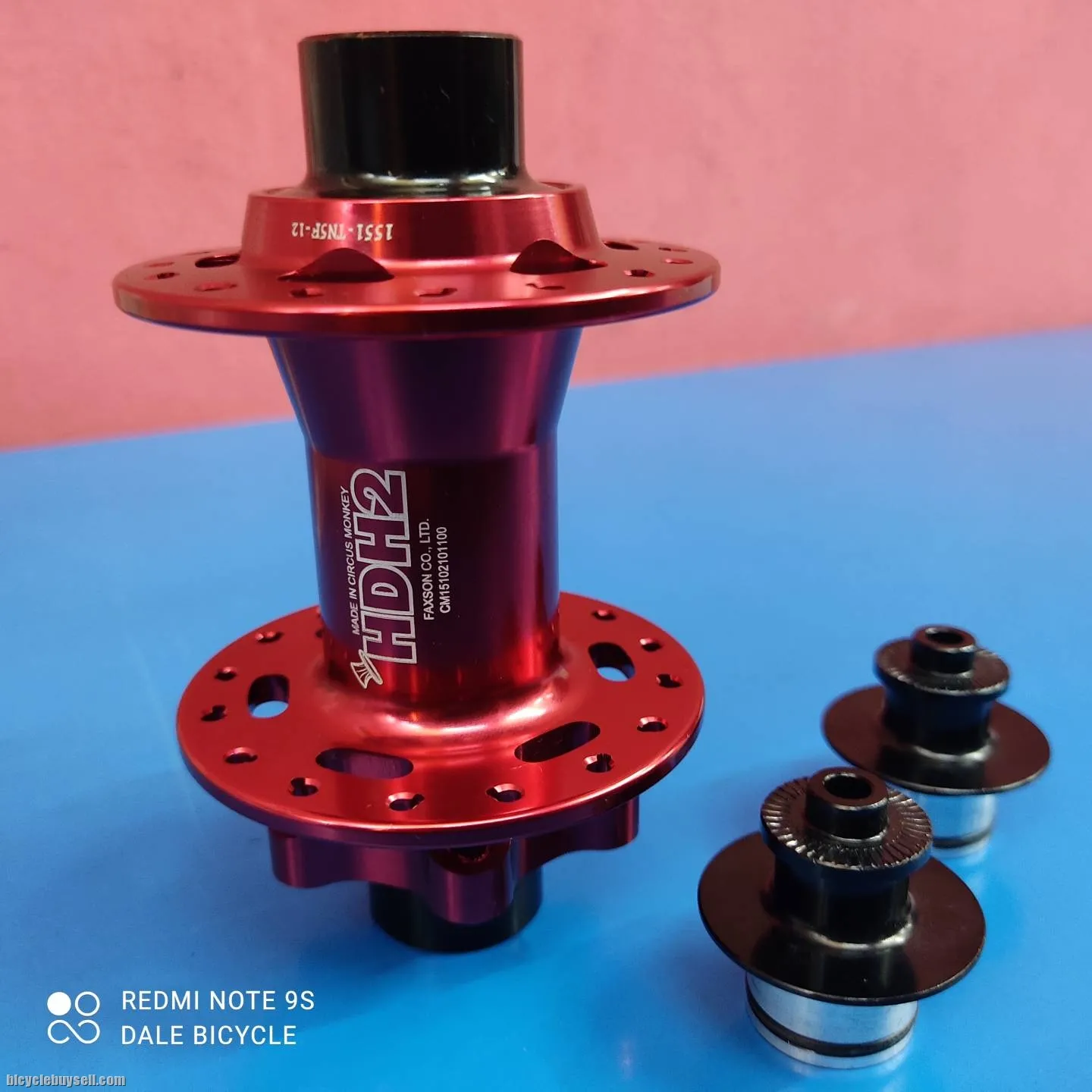 CIRCUS MONKEY HDH2 MTB 20MM THRU AXLE QR FRONT BOOST HUB