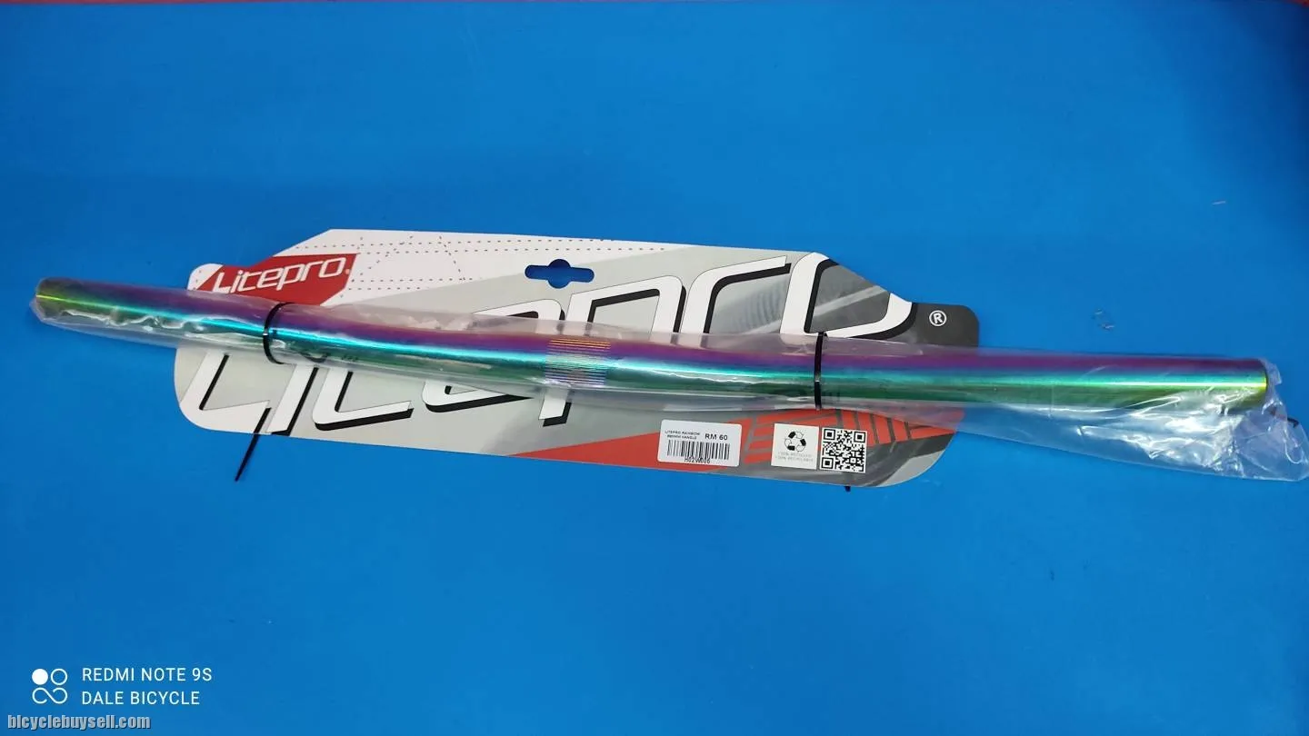 LITEPRO RAINBOW 580MM HANDLEBARS FOR FOLDING N MINIVELO