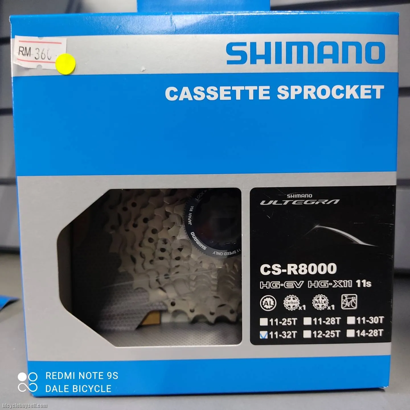 SHIMANO ULTEGRA R8000 11-28T 11-30T 11-32T CASSETTE