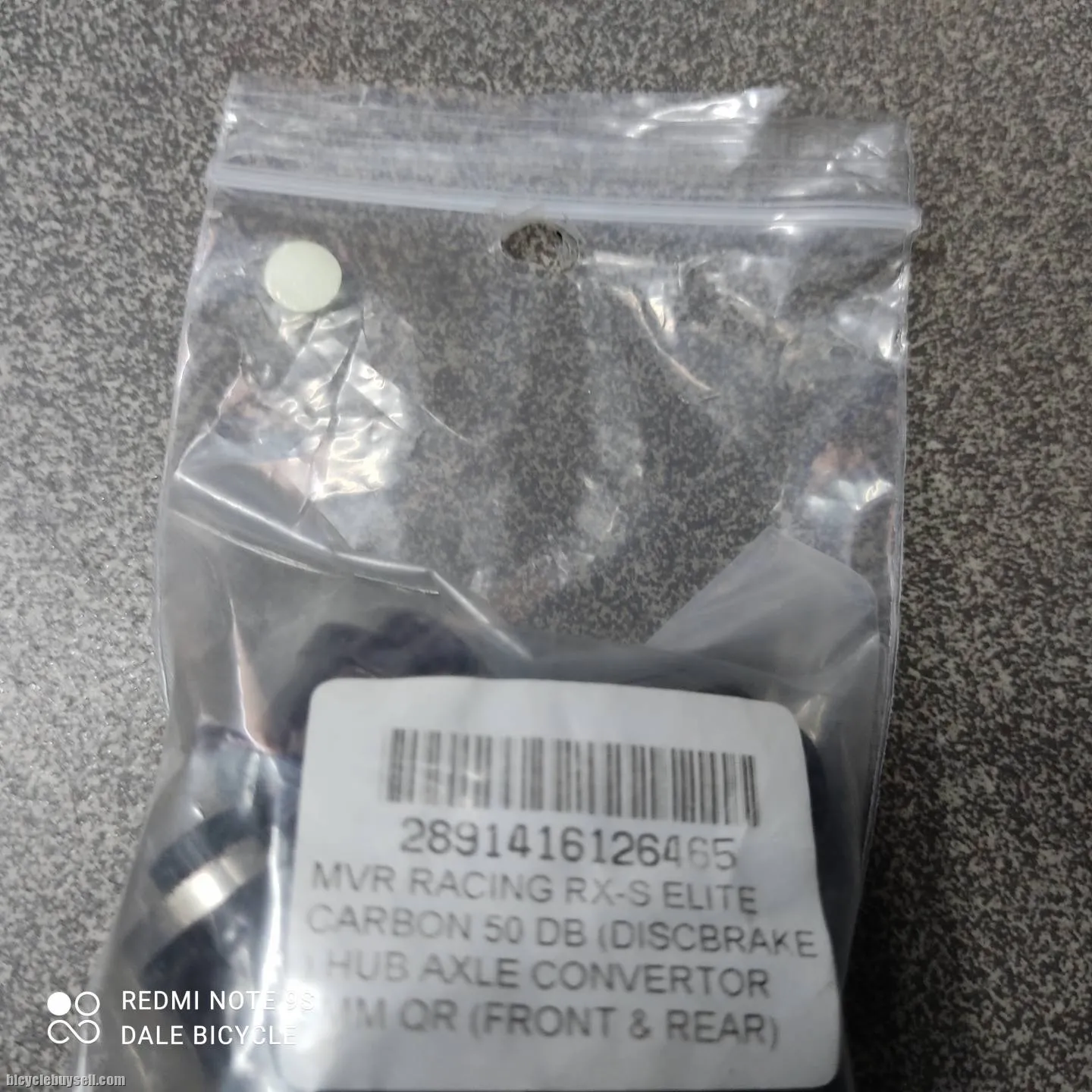 MVR RACING RX CARBON 50 DISC BRAKE QR 9MM CONVERTER