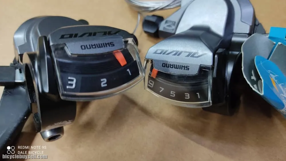 SHIMANO ALIVIO Left+Right Shift Lever 3x9-speed