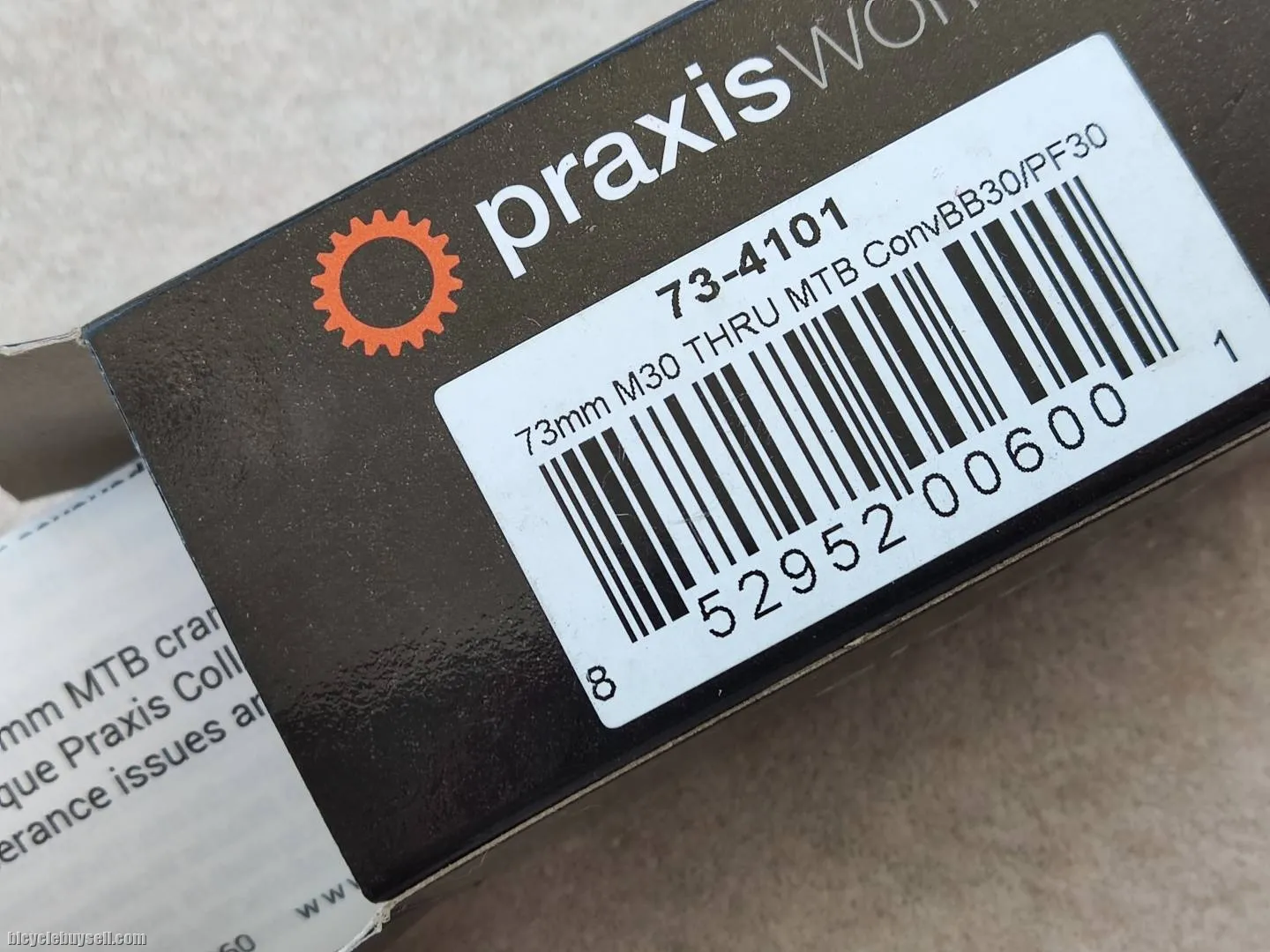 Praxis M30 Thru BB (cinch system eg raceface crank )