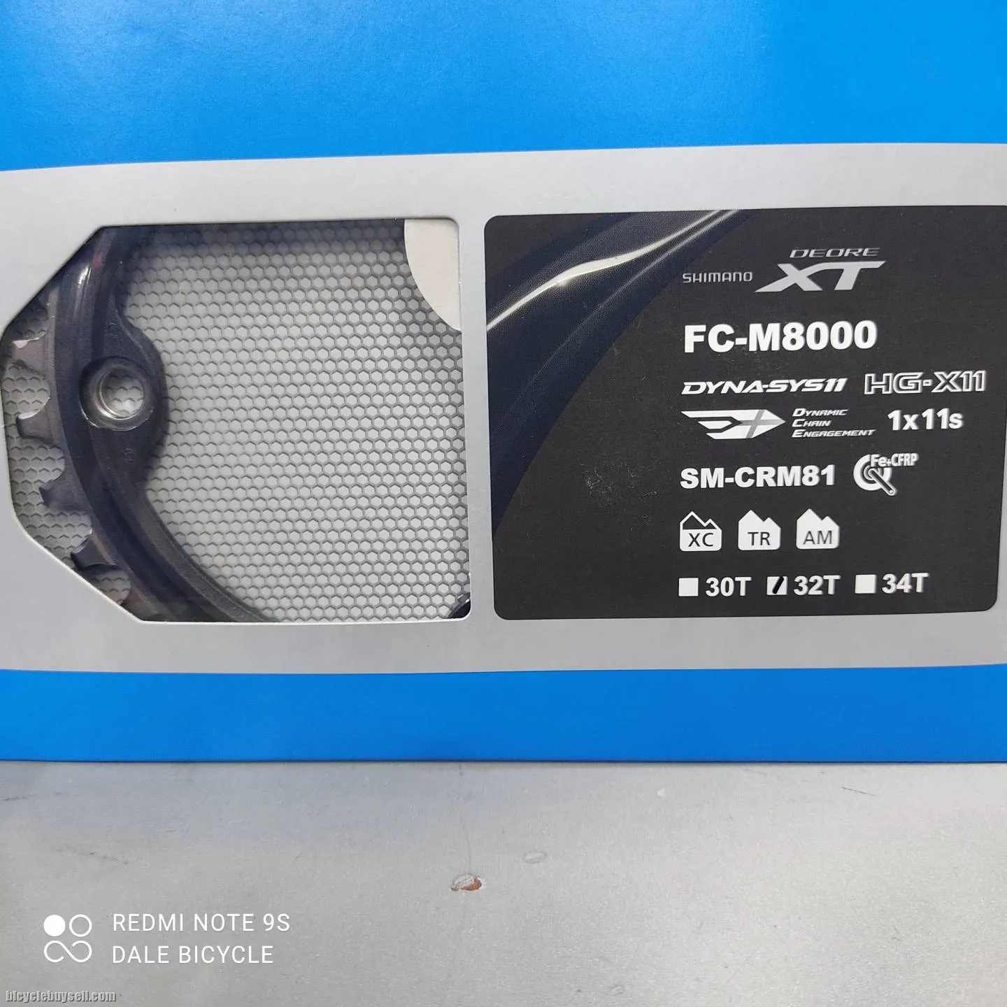 Shimano FC M8000 XT 32t single chainring