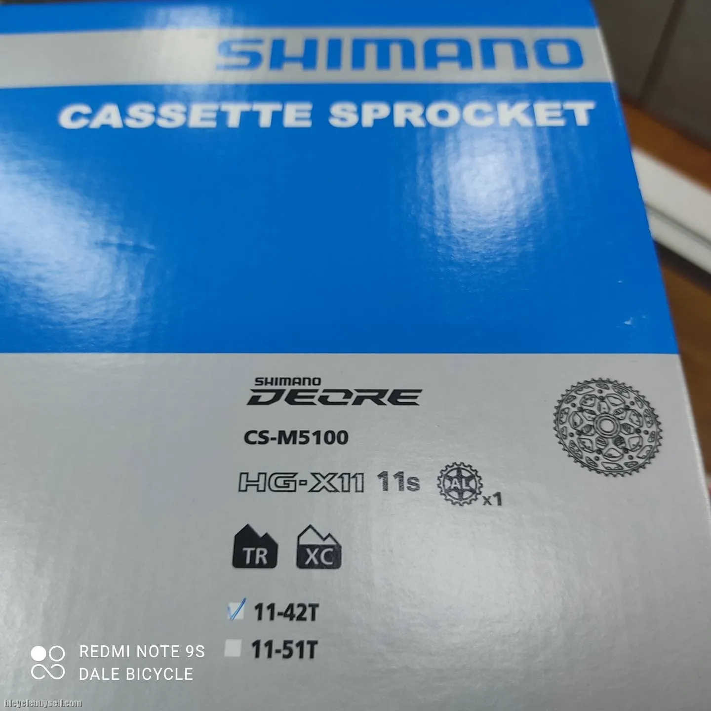 SHIMANO DEORE CS-M5100 HG-X11S 11-42T