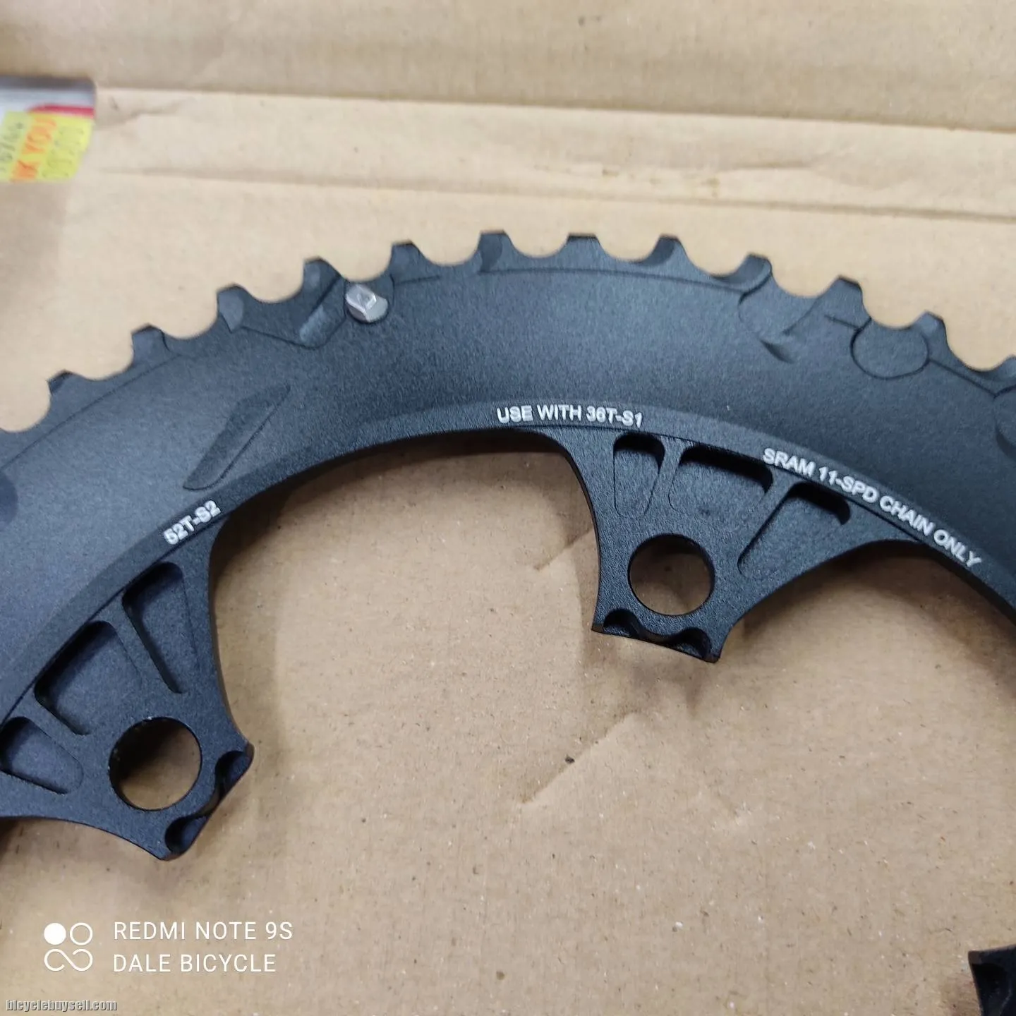 SRAM RED 22 ROAD CHAINRING 52t