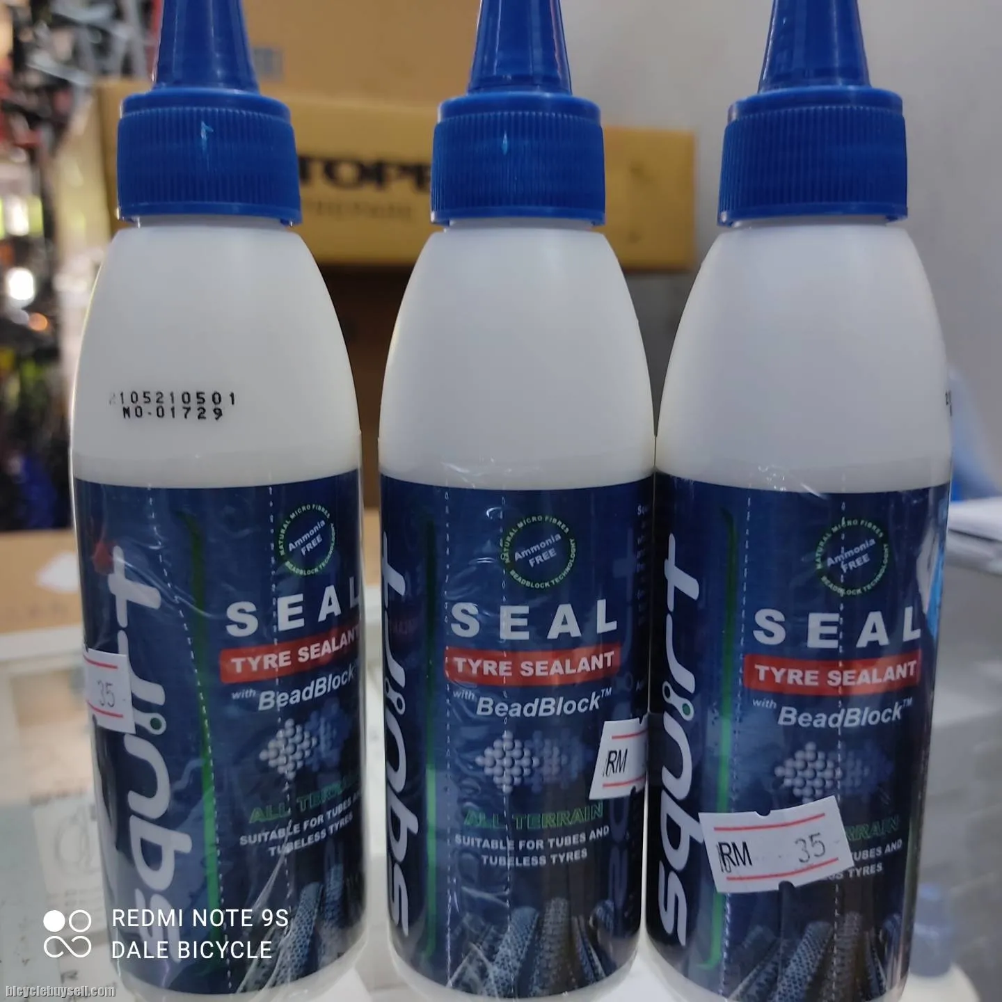 SQUIRT TYRE SEALANT with BEADBLOCK
