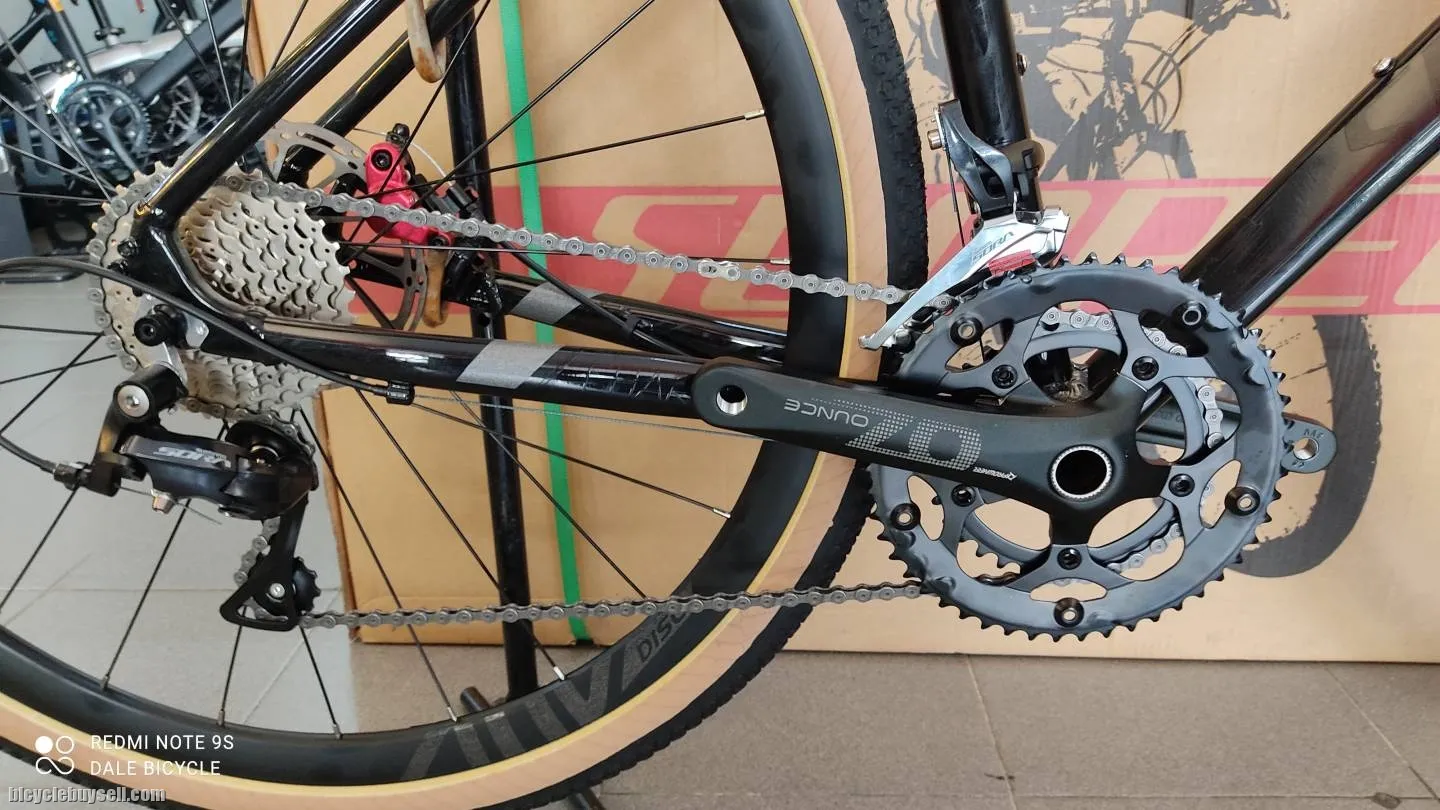 GRAVEL BIKE SUNPEED CHARON BLACK AND RED