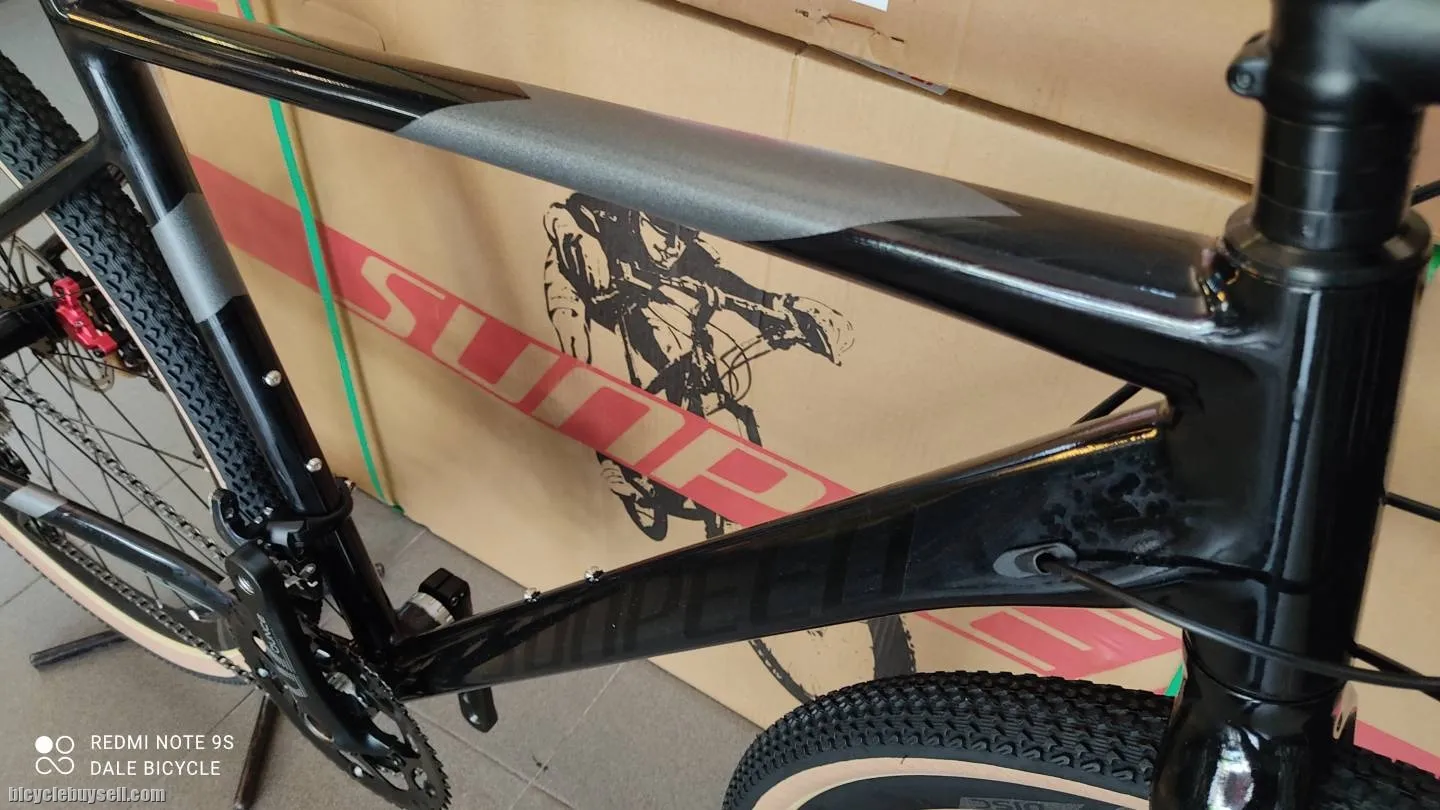 GRAVEL BIKE SUNPEED CHARON BLACK AND RED