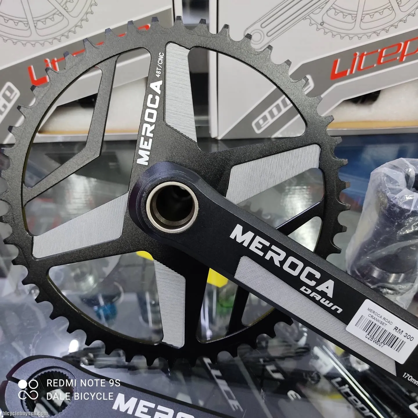 MEROCA ROAD CRANKSET 48t SINGLE CHAINRING