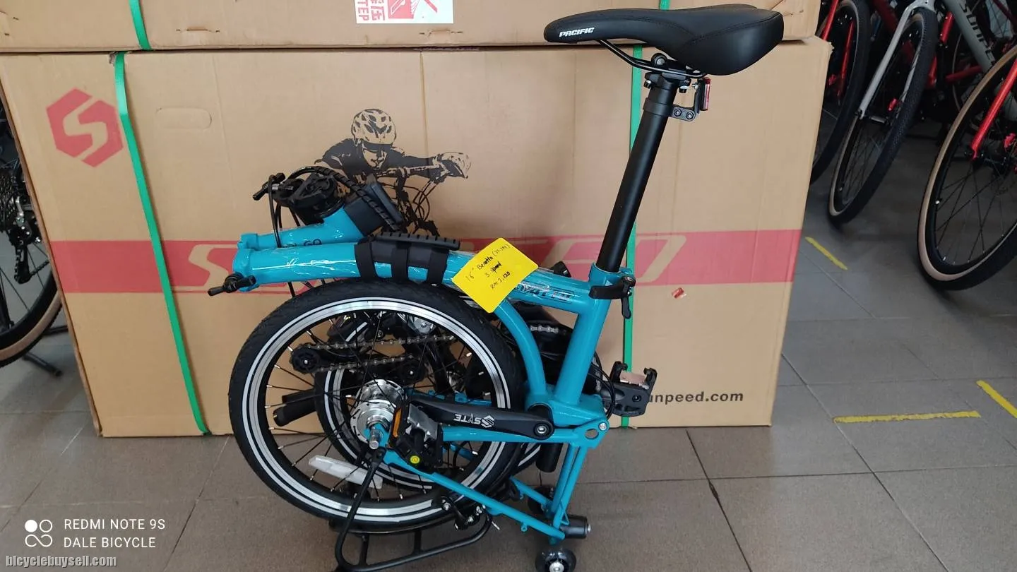 BENOTTO VOLGA 16" FOLDING BIKE with 3 Speed STURMEY ARCHER SRF3 NEGO