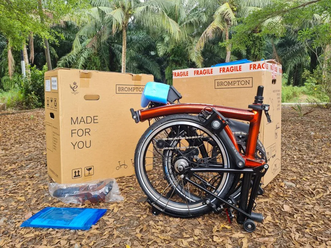 Brompton M6L / S6L Flame lacquer Black Edition