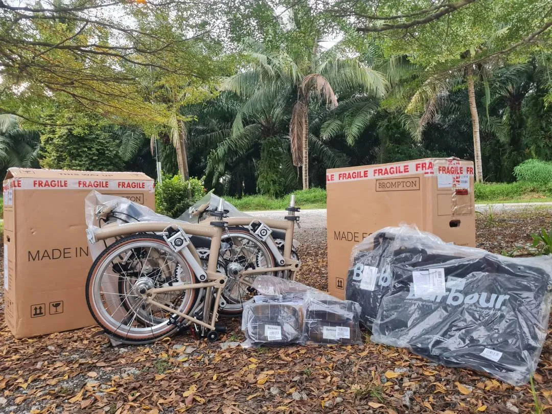 Brompton M6L Barbour Special Edition
