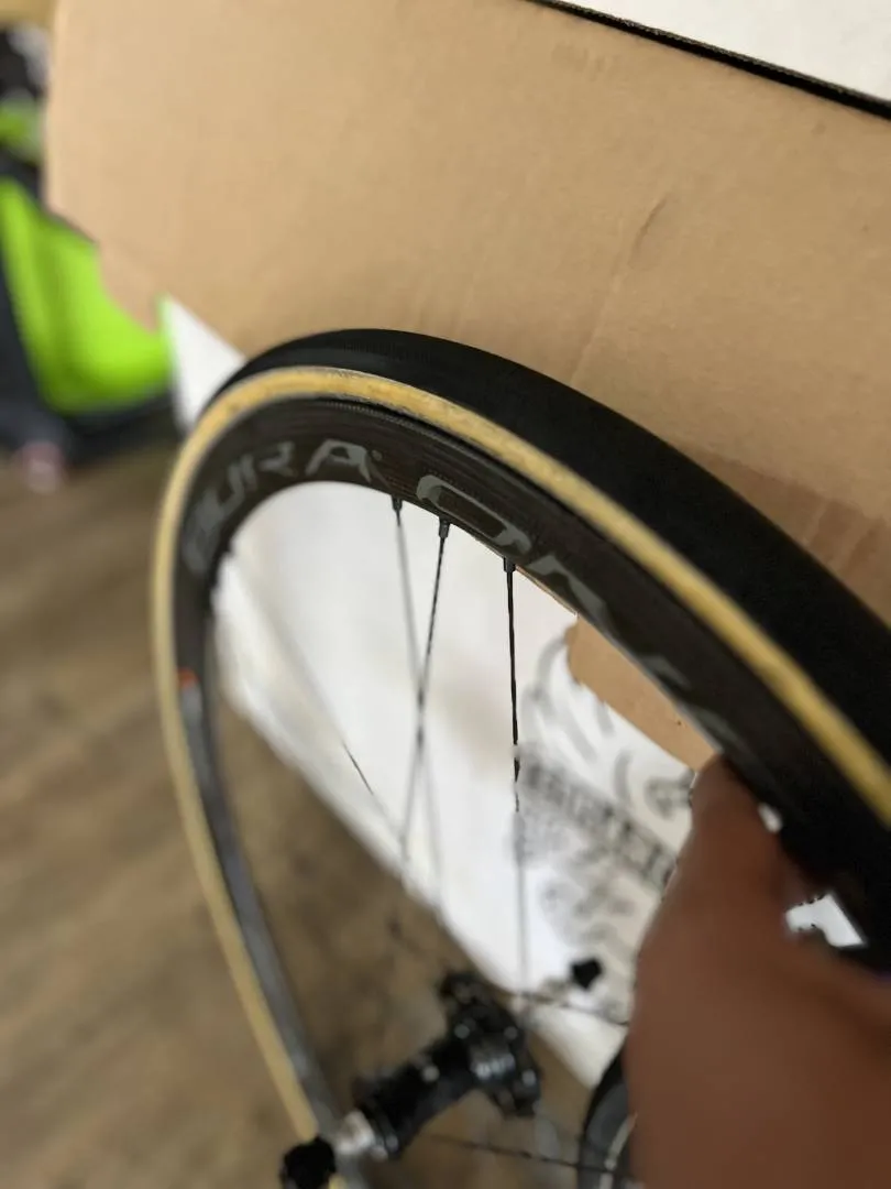 (SOLD) Campagnolo Bora One 35 carbon tubular wheelset