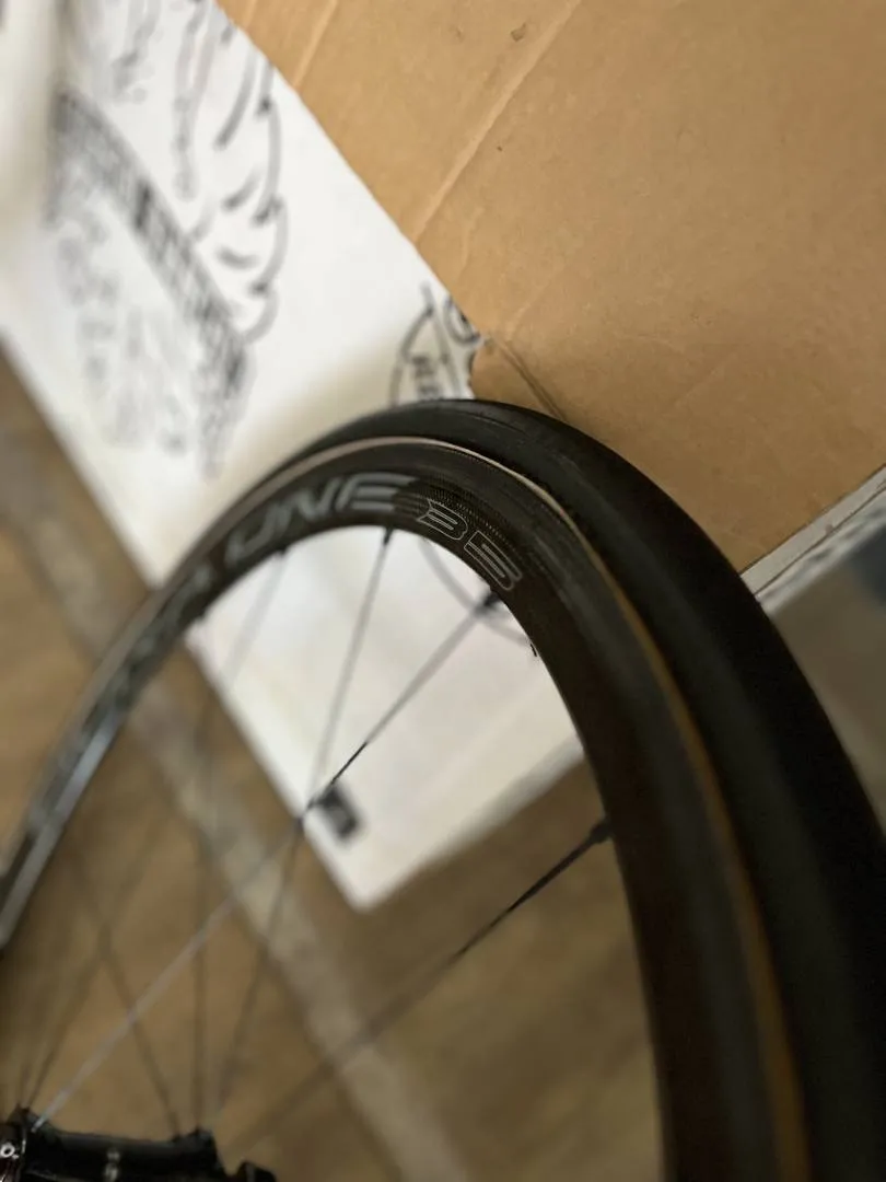 (SOLD) Campagnolo Bora One 35 carbon tubular wheelset