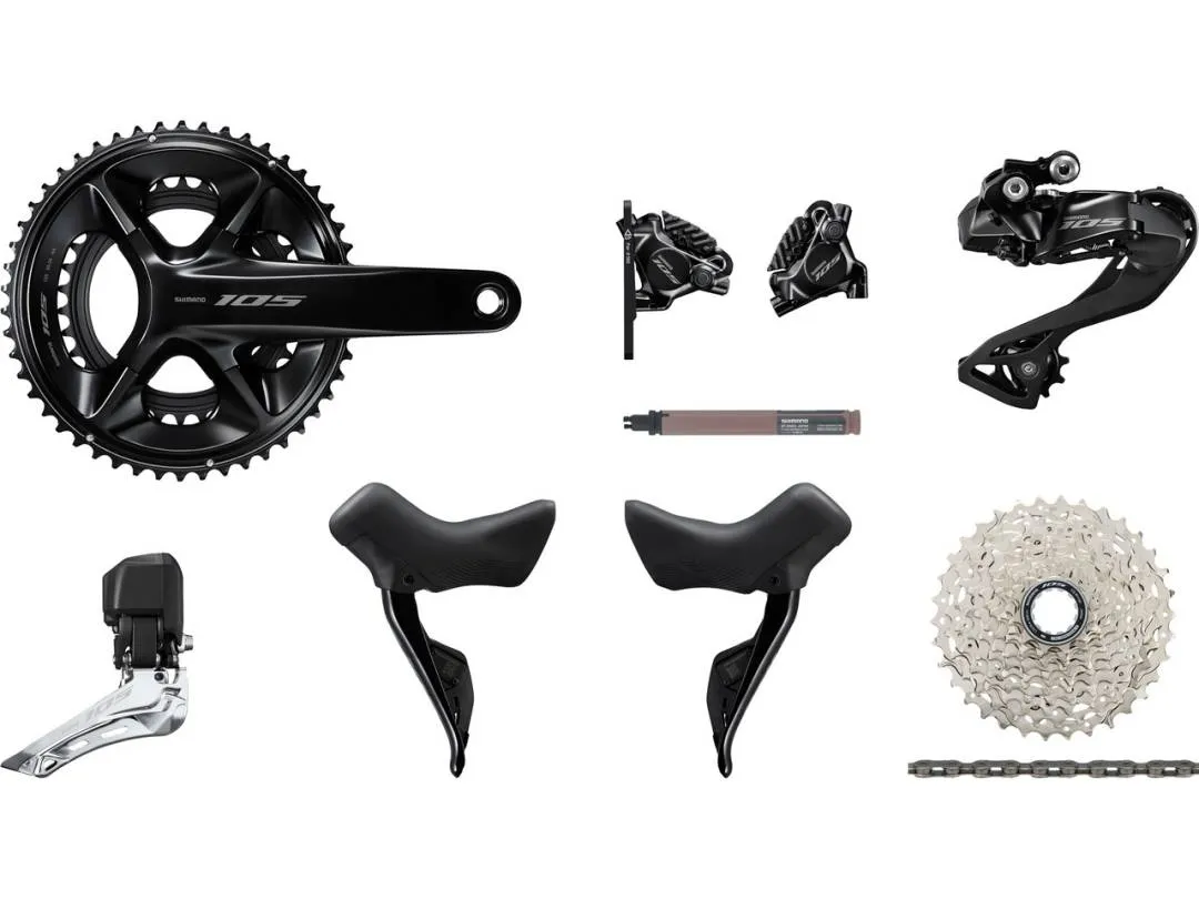 Shimano 105 R7100 Di2 12-speed disc groupset ORIGINAL BRAND NEW