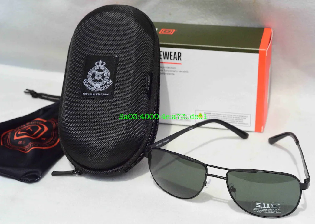 5.11 X Polis - cermin mata hitam (ASLI)