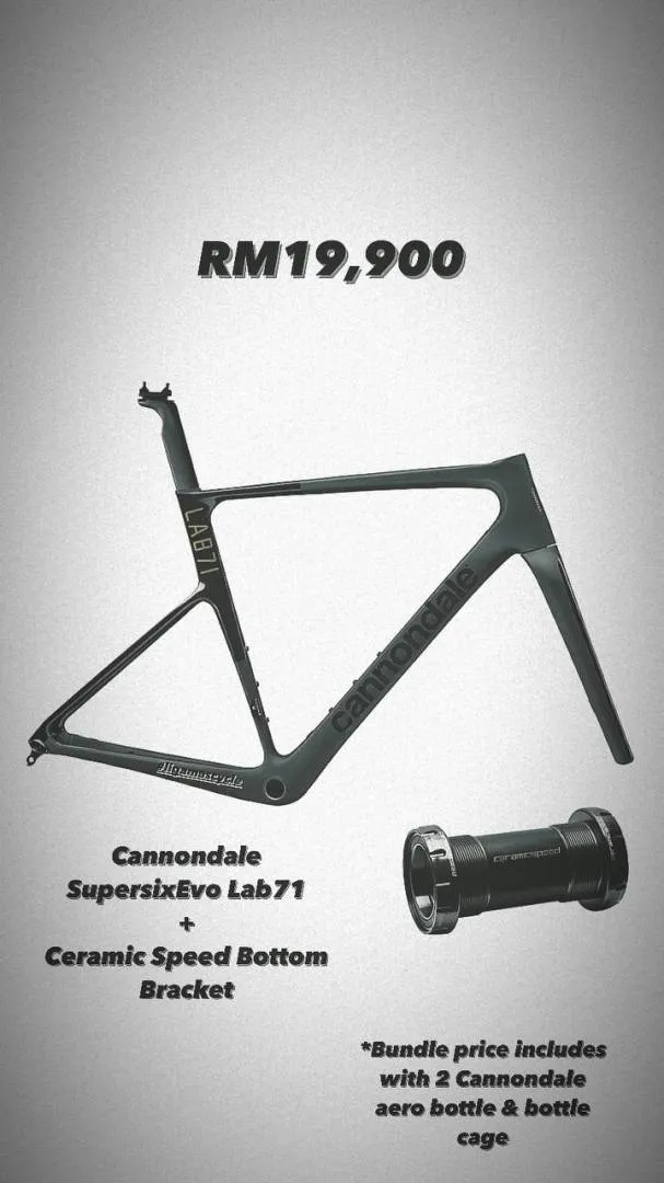Cannondale SupersixEvo Lab71 Frameset