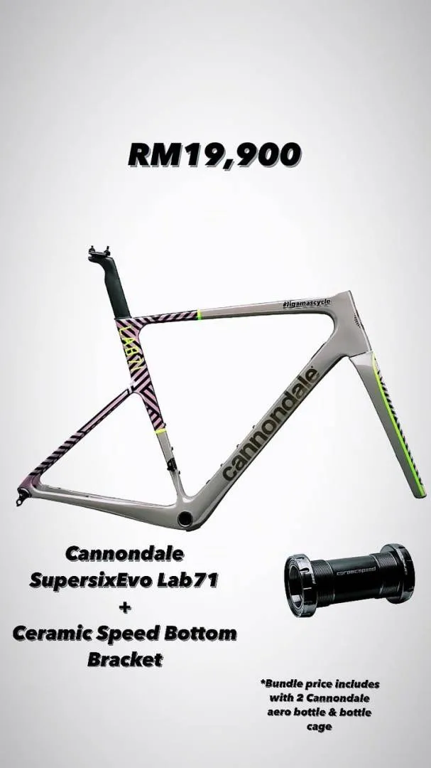 Cannondale SupersixEvo Lab71 Frameset