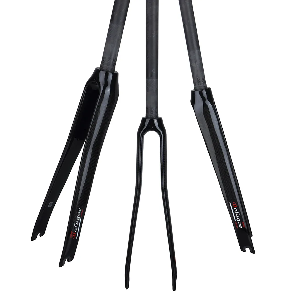 Balugoe carbon T700 rigid fork ultra light 3k carbon 700c fixie matte glossy