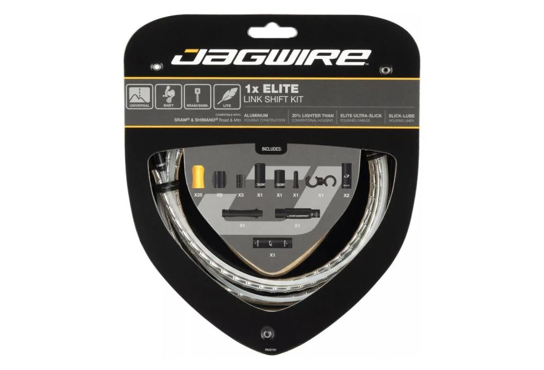Jagwire 1x Elite Link Shift Kit Silver road bike fixie RCK601