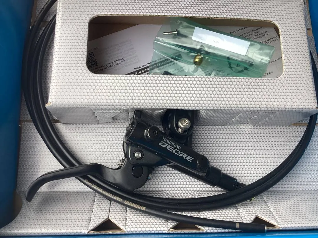 Shimano Deore 4pot M6120 Brakeset  (free pos w.m)