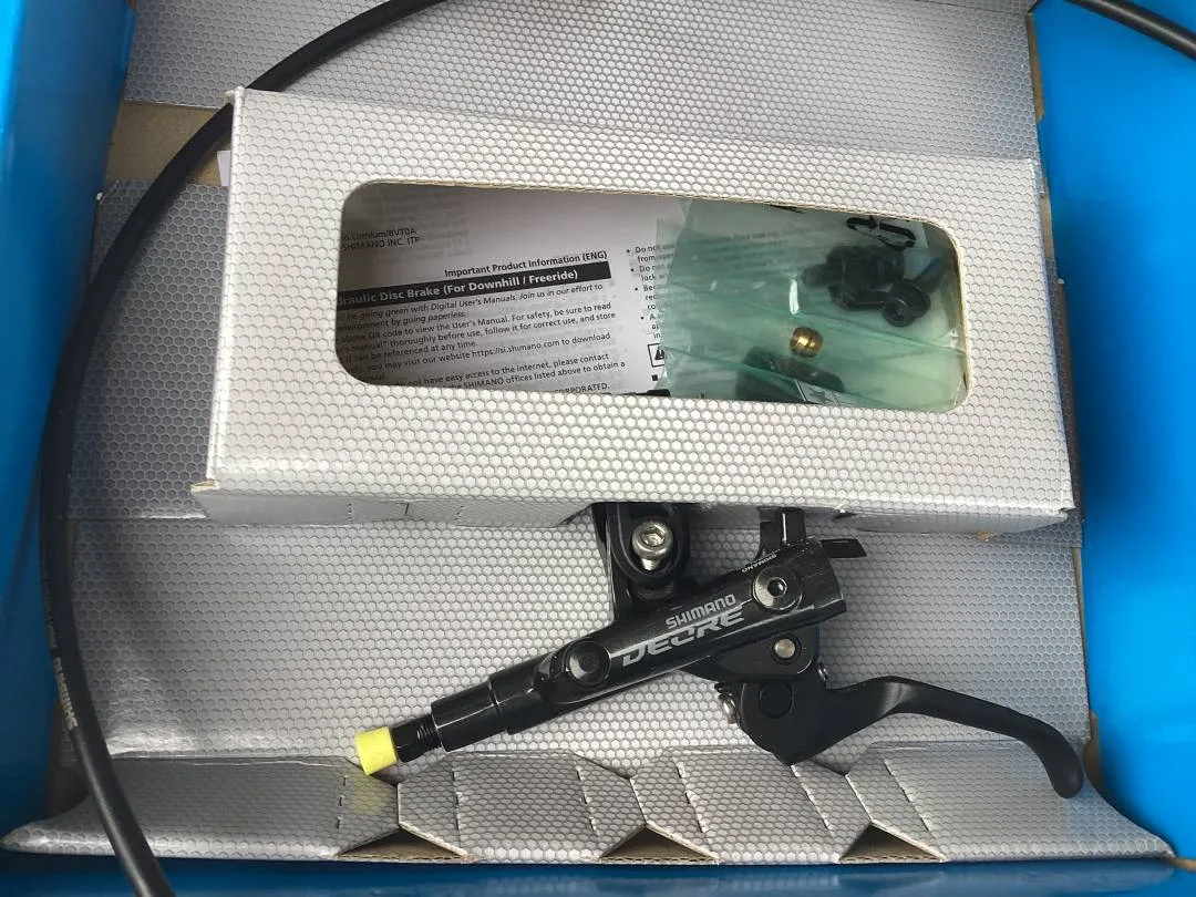 Shimano Deore 4pot M6120 Brakeset  (free pos w.m)