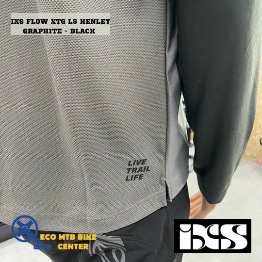 IXS Shirts FLOW XTG LS HENLEY Long Sleeve