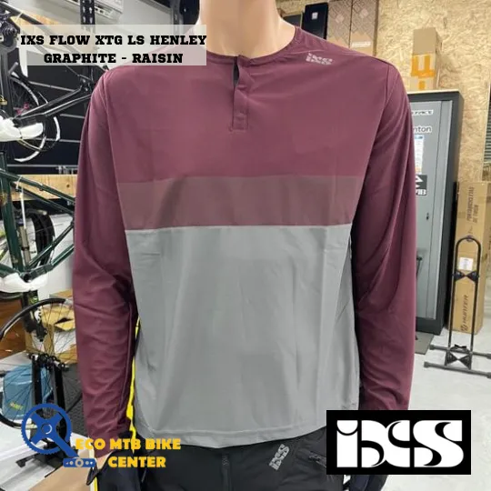IXS Shirts FLOW XTG LS HENLEY Long Sleeve