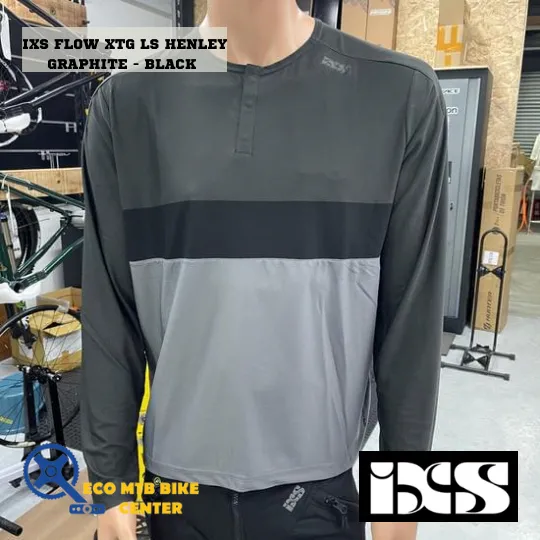 IXS Shirts FLOW XTG LS HENLEY Long Sleeve